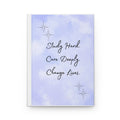 Study Hard, Care Deeply Hardcover Journal — Inspirational Student Notebook