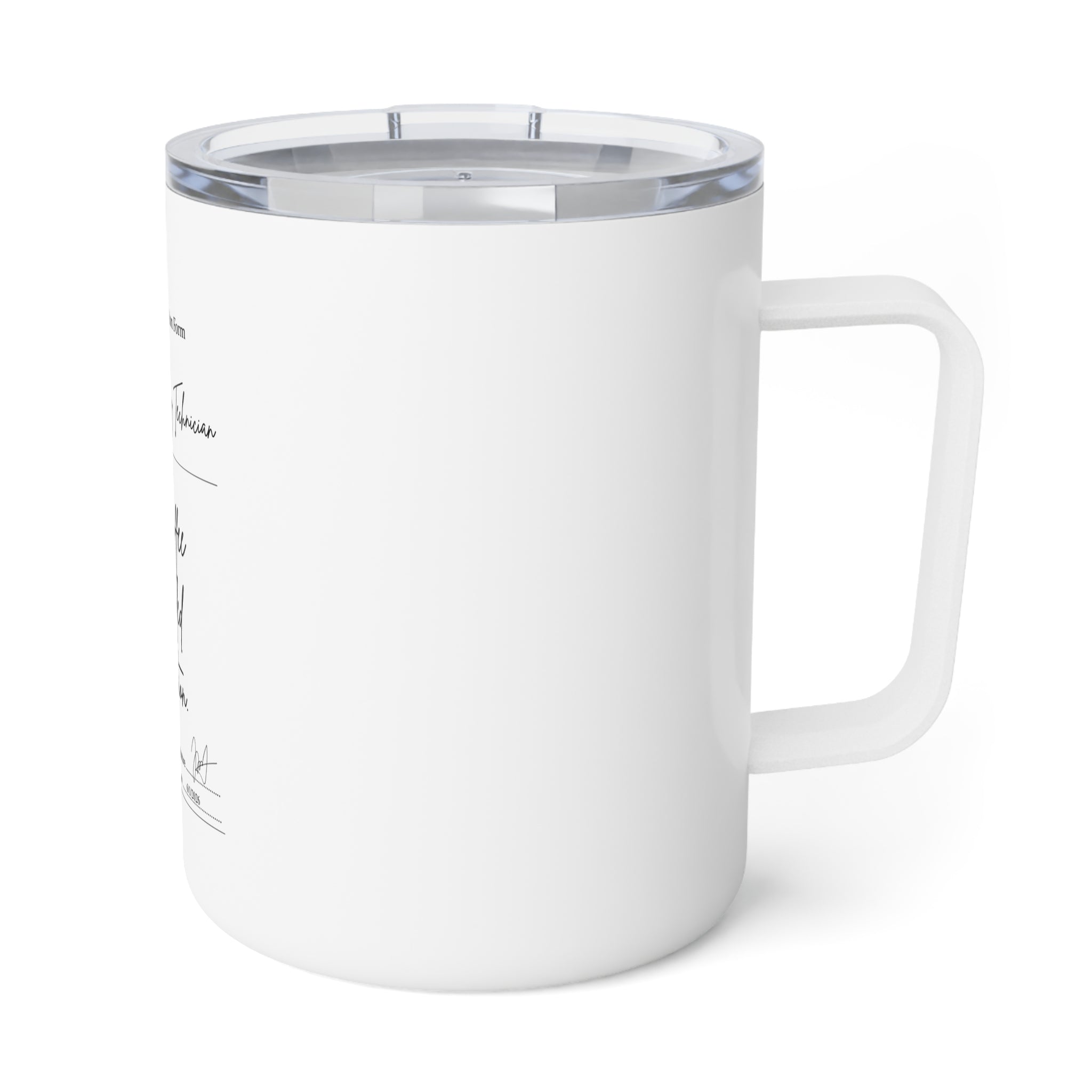 Pharmacy Technician Insulated Coffee Mug — "Coffee Needed" 10oz